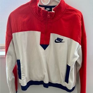 Nike Workout sweater halter top style multi color multi material